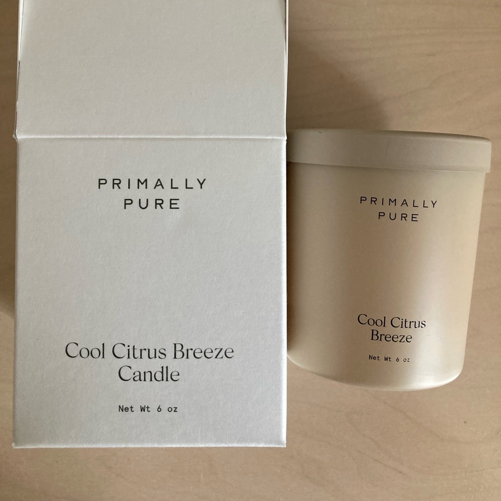 Primally Pure 6 oz Cool Citrus Breeze - Natural Candle